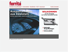 Tablet Screenshot of ferrita.de